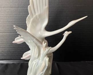 Vintage Llardo Nao Figurine 0044 Herons in Flight