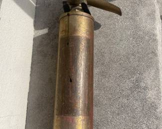 Brass fire extinguisher 