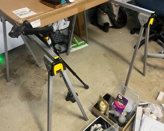 Sawhorse two DeWalt $40 for both
