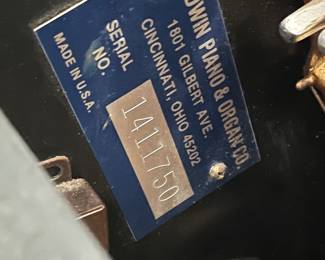 Baldwin 125th anniversary 1862-1987 Piano Upright- $3200.00 or best offer
