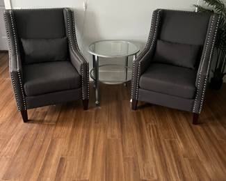 2 upholstery chairs- $350.00
