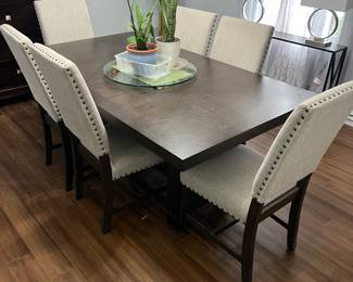 table and 6 chairs- $350.00