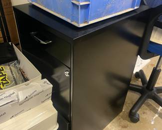 black file cabinet $30