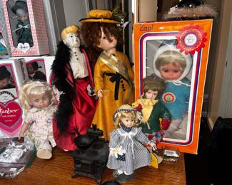 Effanbee Dolls, Zapf German Stehpuppe Doll with Box