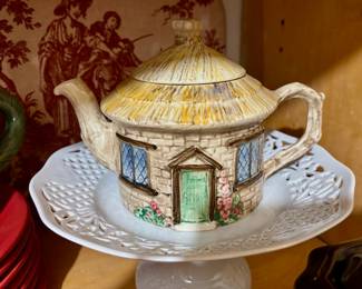 Staffordshire Croft Pottery Cottage Design Teapot