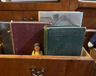 1950s Plastic Native American Girl Doll, 1905 History of Ireland For School By Anna M. Nolan