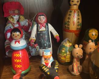 Russian Cloth Doll, Russian Nesting Dolls