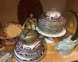 Royal Crown Derby English China Dinnerware Set
