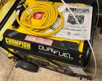 Champion Dual Fuel generator - working condition