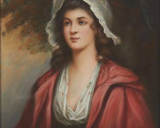 1121
19th Century Continental School
Portrait of a lady
Pastel on paper
Appears unsigned
Sight: 30" H x 25" W
Estimate: $200 - $300