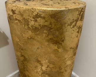 Gold metal display stand 17"W x 30"H x 13"D