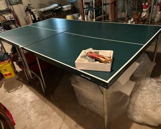 Ping pong table....