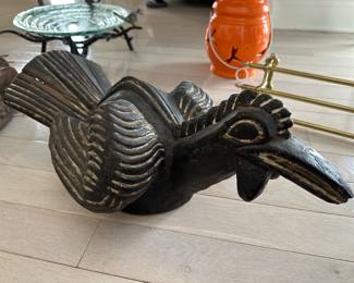 Wood carving headdress 