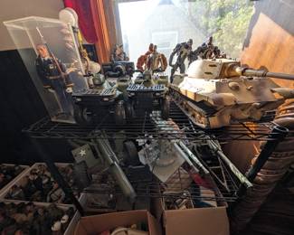 Action Figures etc.. Located Upstairs