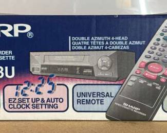Sharp VCR New In Open Box