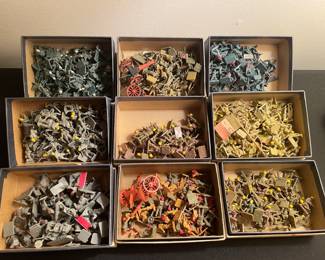 Vintage toy soldiers 