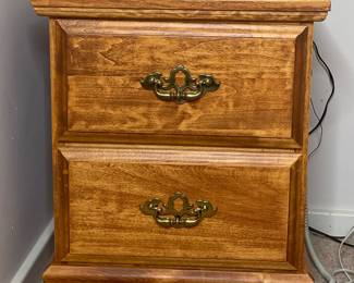 Vtg. bedside table