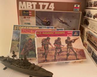 Italeri vintage military toys