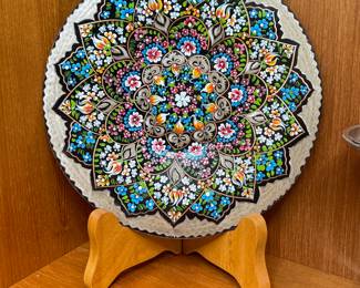 Vintage mandala plate 