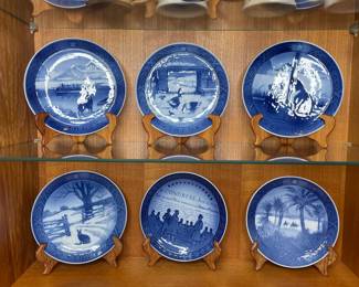 Royal Copenhagen plate collection vtg
