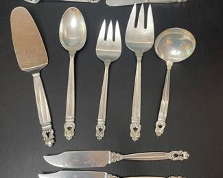 Royal Danish International Sterling silver serving utensils 