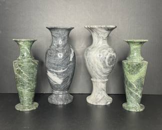 Marble vases 