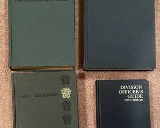 Vintage Naval books 
