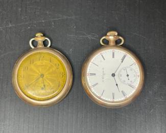 Vintage pocket watches Elgin & Illnois