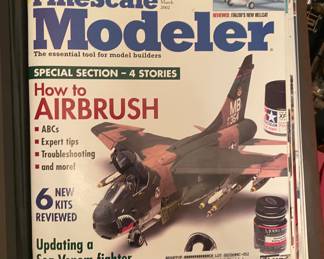 Large collection of Fine Scale Modeler magazines 