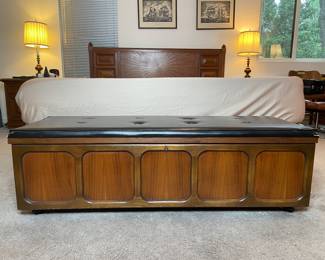 MCM Lane walnut cedar chest