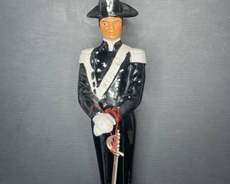 Vintage Liquore Galliano Soldier Decanter Figural 