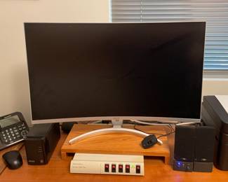 Acer monitor & JBL speakers