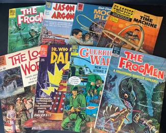 Dell comics: Frogman, The Lost World, The Time Machine, Moon Pilots & more 