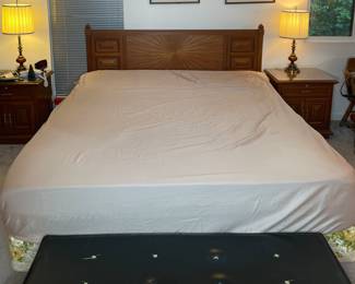 MCM King bed frame 