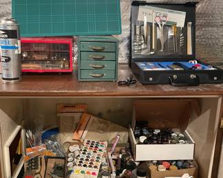 Model making paints, tools & supplies 