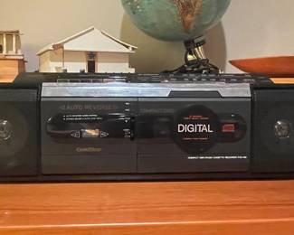 Gold Star CD Cassette boom box vtg