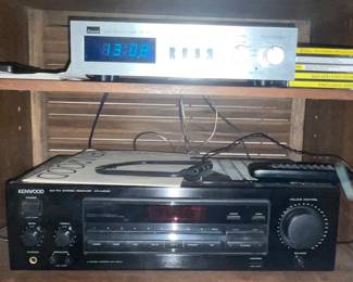 Kenwood AM/FM Receiver & Sansui AT-15S Audio Program Timer