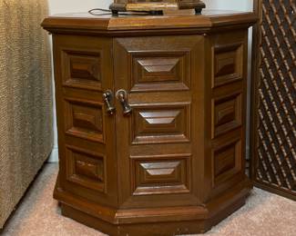 Vtg. teak bedside table Set of 2
