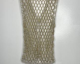Vintage pearl & seed bead vest 
