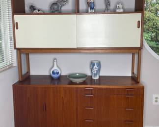 MCM  Danish Teak Side Board and Cabinet