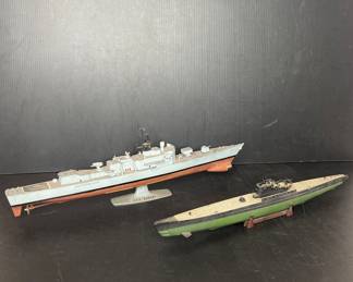 Vintage models USS Brooks