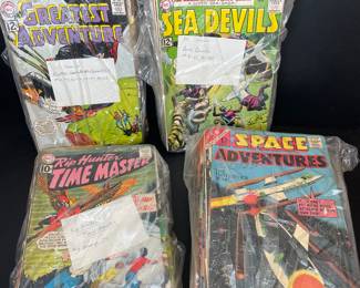 DC comics: Space Adventures, Sea Devils, Greatest Adventure, Time Master