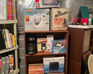 Variety of kitchen appliances 