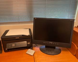 View sonic monitor & Epson printer