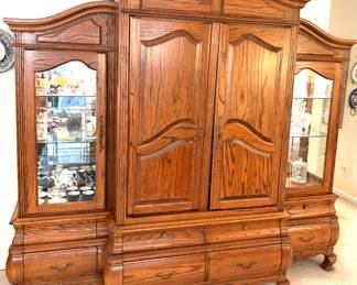 French Country display and entertainment cabinet 