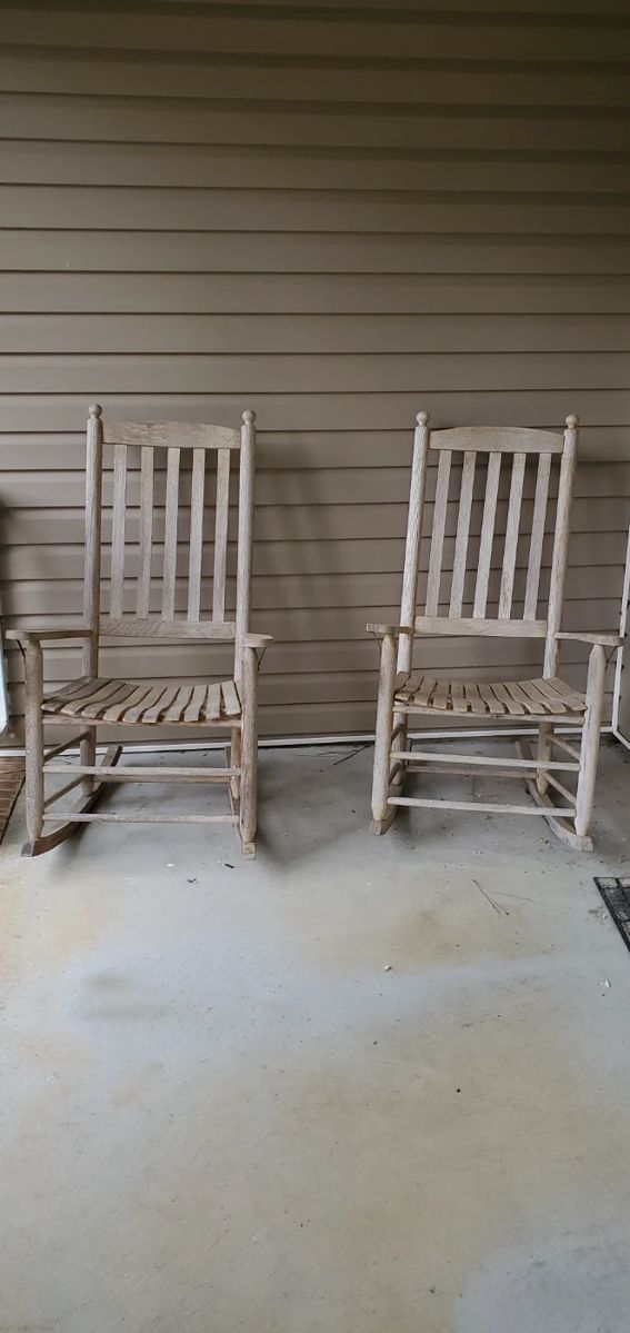 Pair of porch rockers