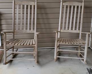 Pair of porch rockers