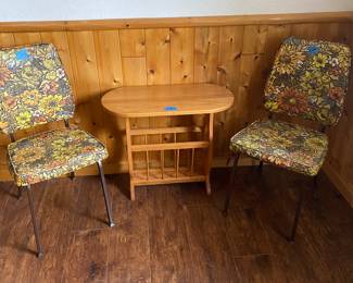 Several chairs, side tables