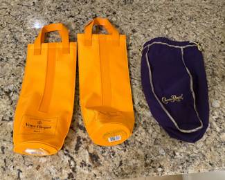 Veuve Clicquot & Crown Royal bottle cozies
