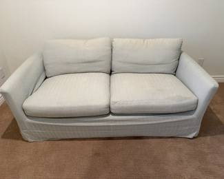 Couch with full size pull-out bed (72" l x 39" w x 30" h)